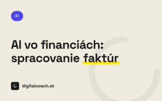 AI vo financiách: automatické spracovanie faktúr